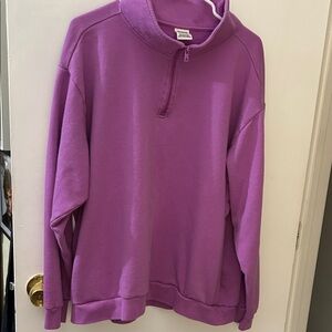 PINK Victoria's Secret Lavender Cowl Neck Sweater